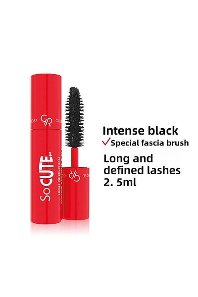 Golden Rose So Cute High Definition Volume Mascara Intense Black Mini Mascara 2.5 ml