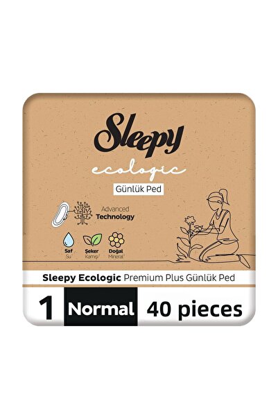 Sleepy فوط يومية إيكولوجيك بريميوم بلس عادية 40 قطعة