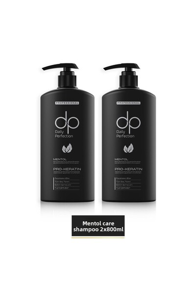 DP Daily Perfection Menthol Shampoo - 800 ml X 2 Pieces