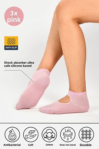 Dore Γνήσιο γυναικείο σετ 3 πιάτων Pilates και Yoga - Διπλές αντιολισθητικές,...