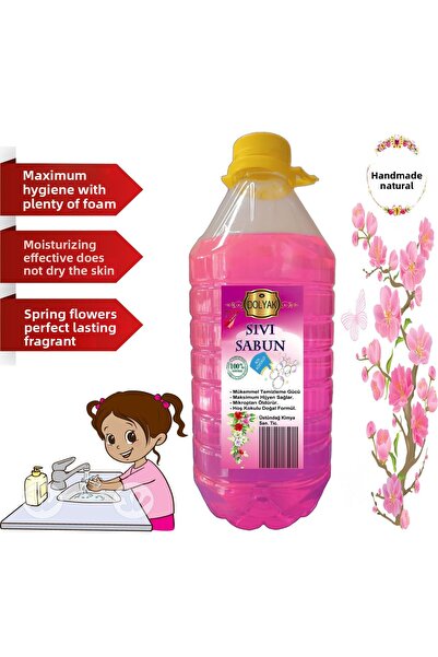DOLYAK Liquid Soap Spring Flowers Scented 3 Liters