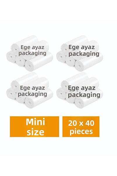 egeayazambalaj Garbage Bags Mini Size Small 40S 20 Rolls 40X50 Garbage Bags