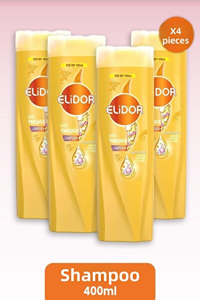Elidor Superblend Shampoo - Silky Softness, 400 Ml, X 4 Pieces