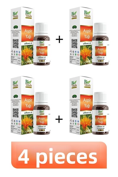 Bio Vitals 20 ml Safflower Oil - 4 PCS