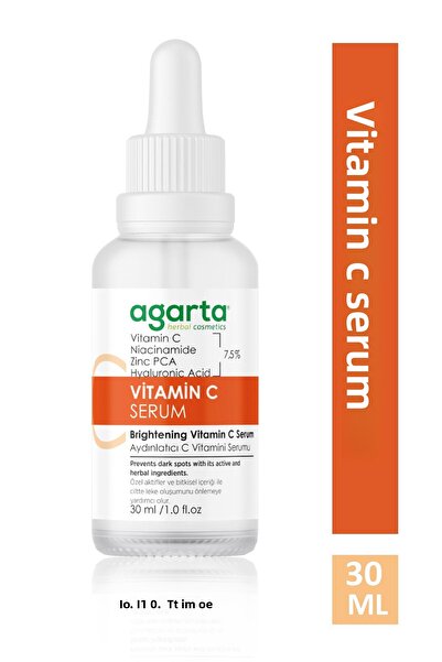 Agarta Super Brightening and Tone Equalizing Vitamin C Serum 30 ml (7.5% Vita...