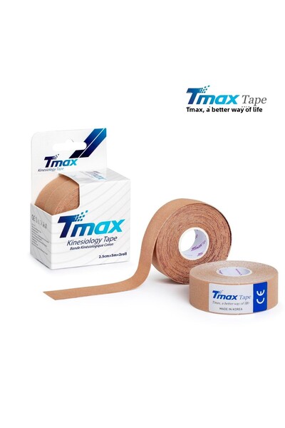 TMAX Kinesio Tape Pain Patch 2.5 Cm X 5 Meters Skin Color Skin Color - 2 Pieces