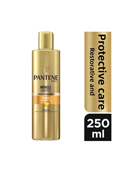 Pantene شامبو ميراكل 250 مل للإصلاح والحماية مع حماية الكيراتين - الشعر التالف