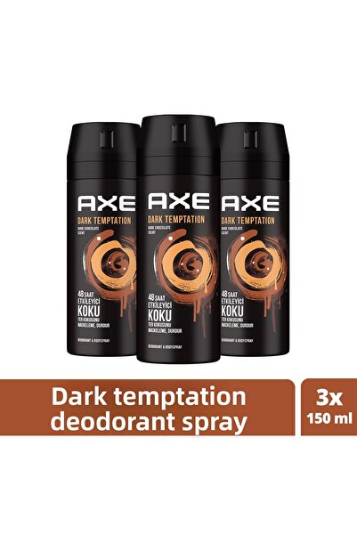Axe Deodorant și spray de corp pentru bărbați Dark Temptation Spray de corp cu parfum eficient de 48 de ore 150 ml