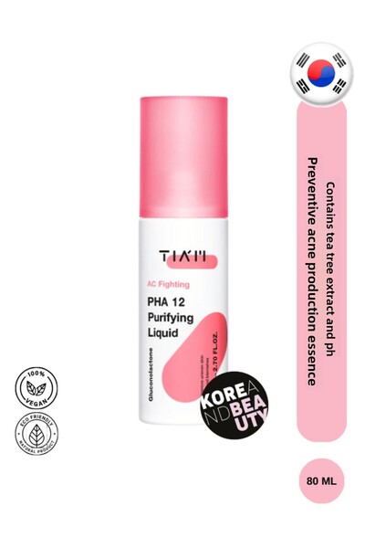 TİAM Ac Fighting Phase 12 Purifying Liquid 80ml |   Tonic with Anti-Acne and ...