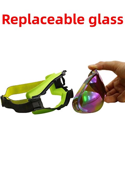 Badem10 Bellasimo Ski Goggles Replaceable Glasses Antifog Sun Snow Glasses Rainbow 1 Piece Spare Glass