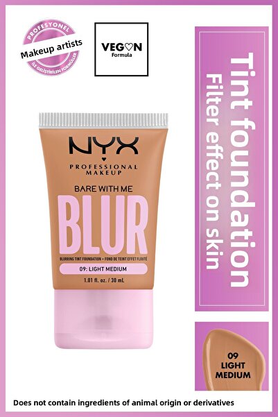 NYX Professional Makeup كريم أساس Blur Tint Skin Filter Effect - 09 Light Medium