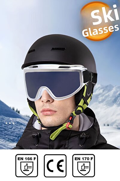 Badem10 نظارات التزلج ذات فتحات تهوية للشمس والثلج ونظارات الرياح المدخنة ونظارات التزلج على الجليد من السلسلة الاقتصادية