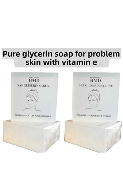HMD BİTKİSEL KOZMETİK صابون الجلسرين النقي × 2 قطعة - مرطب مغذي إصلاح للبشرة ...