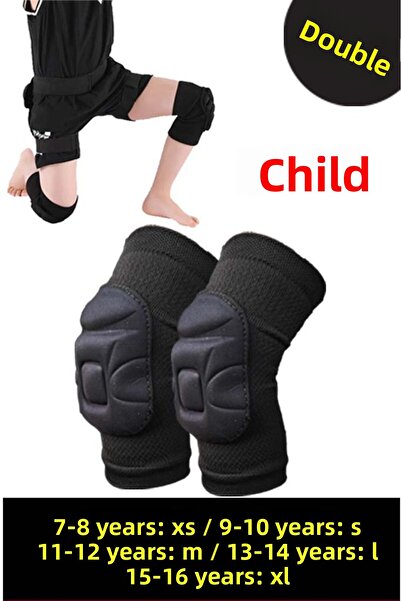 Liggo وسادة ركبة مزدوجة للأطفال للكرة الطائرة لحارس المرمى، وسادة ركبة منقوشة...