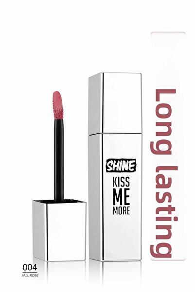Flormar Shine Kiss Me More Lls - Dark Rose Glossy Liquid Lipstick - 004 Fall ...