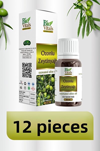 Bio Vitals زيت زيتون بالأوزون 50 مل - علبة 12 قطعة