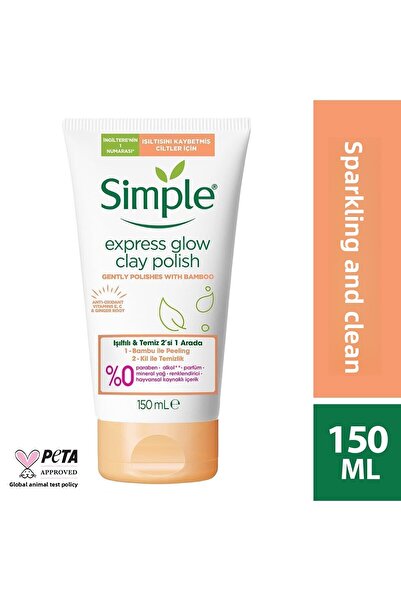 Simple Protect & Glow 2'Si 1 Arada Işıltılı & Temiz Işıltısını Kaybetmiş Ciltler İçin 150 ML