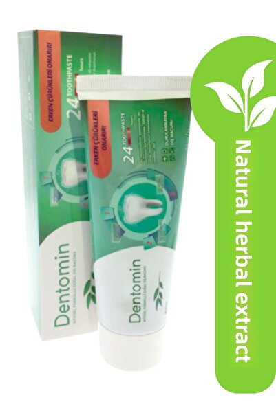 ODTA 2 قطعة 75 مل من معجون الأسنان الطبيعي العشبي الخالي من الفلورايد الذي لا...