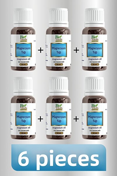 Bio Vitals 50 مل زيت مغنيسيوم - 6 قطع
