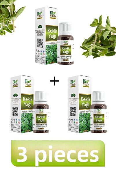Bio Vitals 20 مل زيت الزعتر - 3 قطع