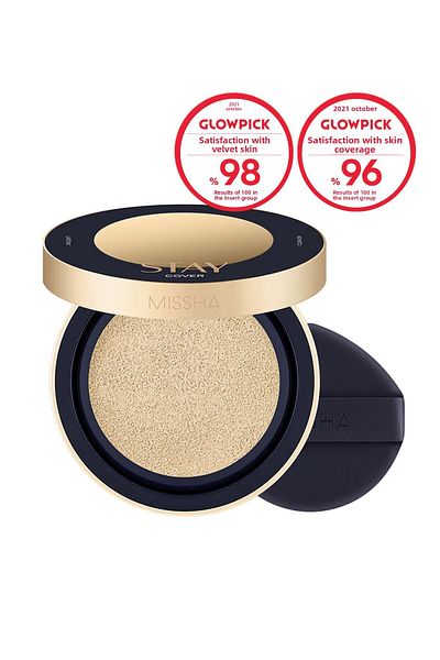 Missha Long-Lasting Cushion Stay Cushion with High Coverage Spf40/Pa++ (No.23 Sand)