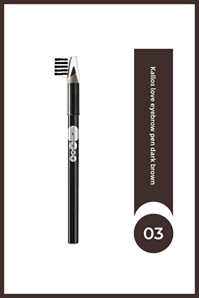 Kallos Cosmetics Kallos Love Eyebrow Pencil - Dark Brown 03