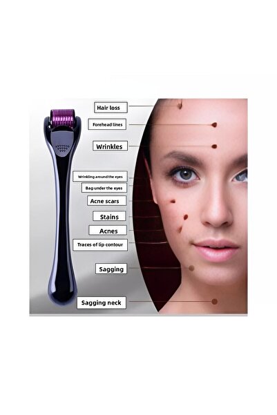 Vi Caro ديرمو رولر 540 ابرة 1.0 ملم ديرمولر للشعر والبشرة