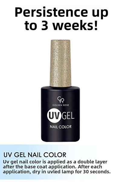Golden Rose Uvgel Nail Color Permanent Nail Polish 203