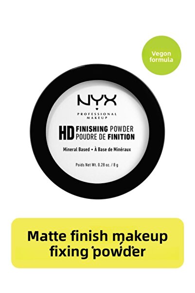 NYX Professional Makeup بودرة تثبيت شفافة - 8 جرام بودرة تشطيب عالية الدقة