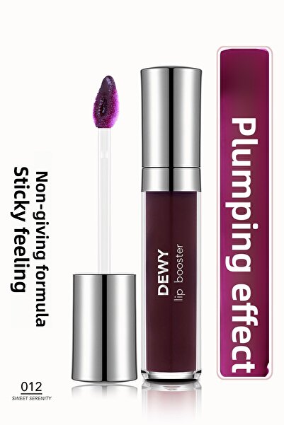 Flormar Plumping Lip Gloss- Dewy Lip Booster - 012 Sweet Serenity- 8682536094047