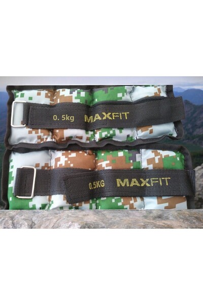 MAXFIT أقلام ومظلة يدوية 0.5 كجم × 2 قطعة، مساعد تدريب متين وفعال