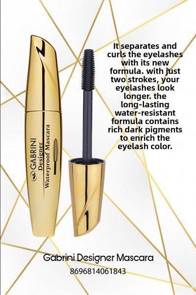 Gabrini Mascara Designer Waterproof8696814061843