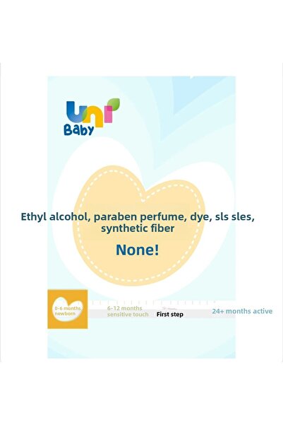 Uni Baby Newborn Baby Wet Wipes 0-6 Months 18X40 Pieces