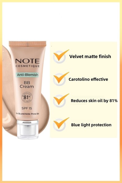 NOTE Anti-Blemish Bb Cream Spf 15 Acne-Prone Skin Bb Cream - 03 Natural Beige
