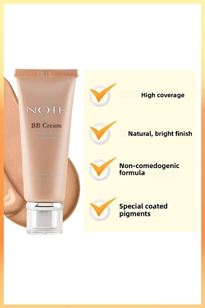 NOTE Spf 15 Moisturizing Bb Cream - Intensive Coverage, Medium Dark 02