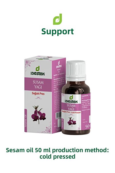 Destek زيت السمسم 50 مل عصرة باردة
