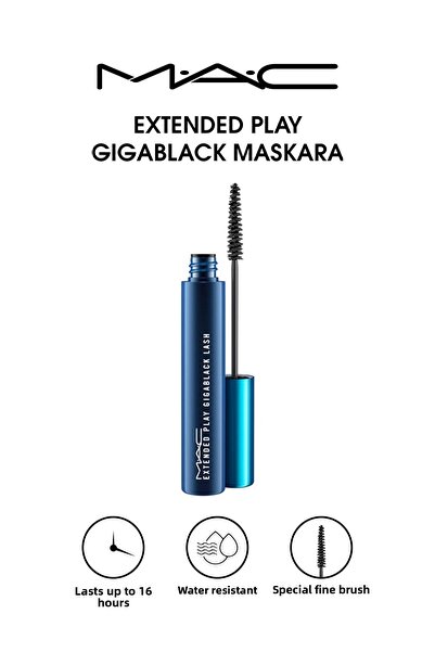 M.A.C Mascara - Extended Play Gigablack Lash Black773602282852
