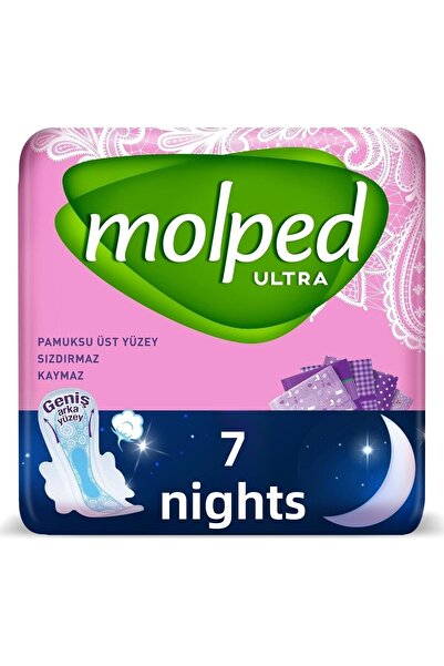 Molped Ultra Hygienic Pad Night 7 Pieces