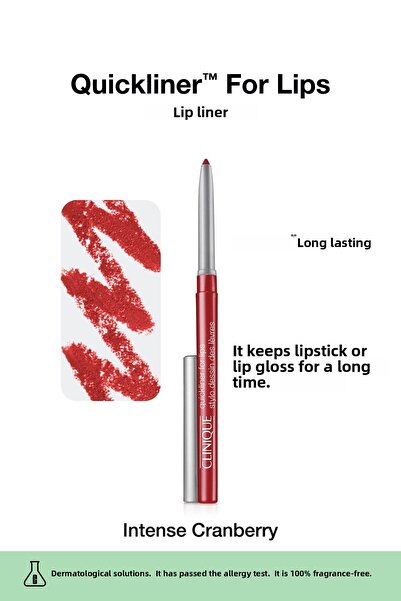 Clinique Quickliner For Lips Dudak Kalemi - Renk: Intense Cranberry 0.3g | Uz...