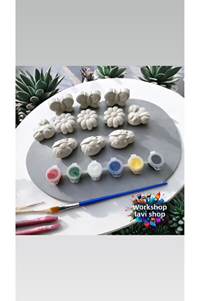 Atölye مجموعة لوحات حجرية لفرحة الربيع من متجر لافي مكونة من 11 لوحة حجرية لل...