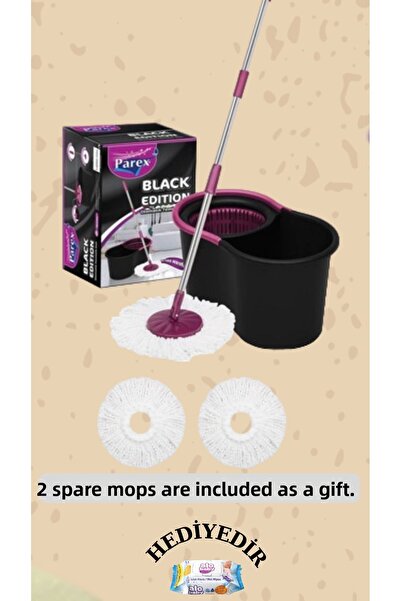 Parex Σετ Καθαρισμού Black Edition με 2 Ανταλλακτικές Σφουγγαρίστρες ΜΕ ΔΩΡΟ