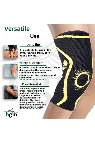 bgm Orthopedic Knitted Simple Knee Pads - Knitted Closed Patella