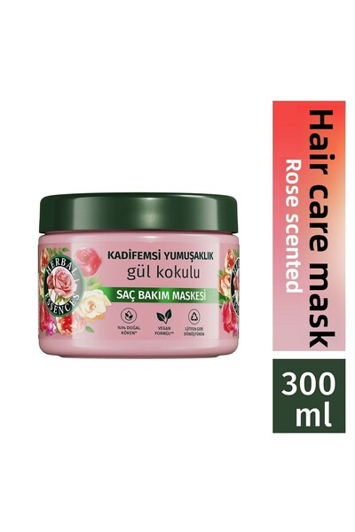 Herbal Essences Silky Hair Care Mask with Rose Scent - Gives Softness and Nat...