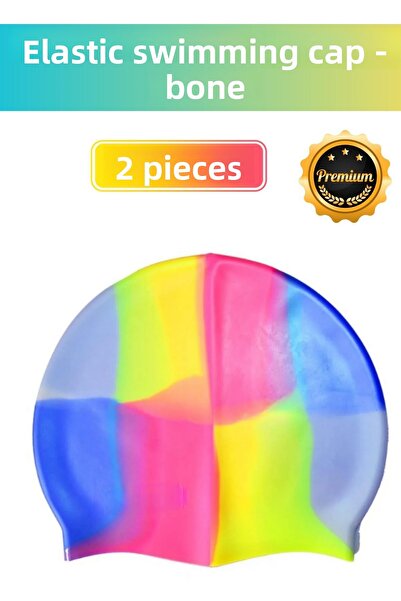 Carlburn Cască de înot din silicon impermeabilă - Cască pentru piscină și mar...