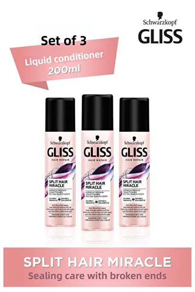 Gliss Split Hair Miracle - 200 ml x 3 Liquid Conditioner