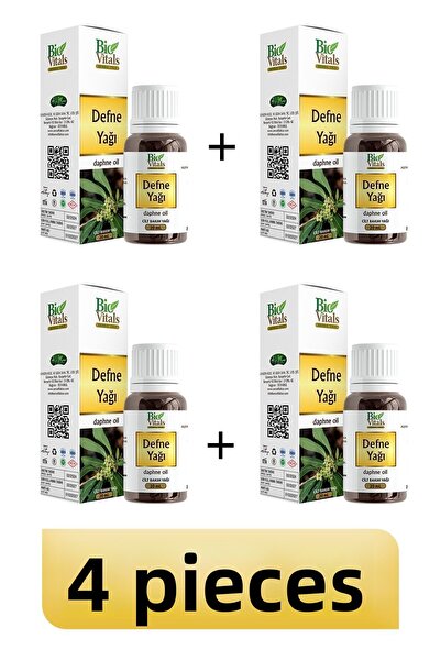 Bio Vitals زيت الغار 20 مل - 4 قطع
