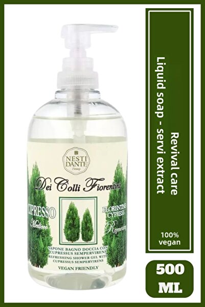 Nesti Dante صابون سائل Dei Colli Fiorentini Cipresso سعة 500 مل - مستخلص سيبي...