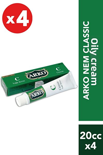 ARKO مجموعة من 4 كريمات زيتية كراسيك - 20 سم مكعب
