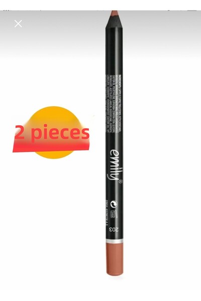 EMILY 203 قلم تحديد الشفاه 2 قطعة