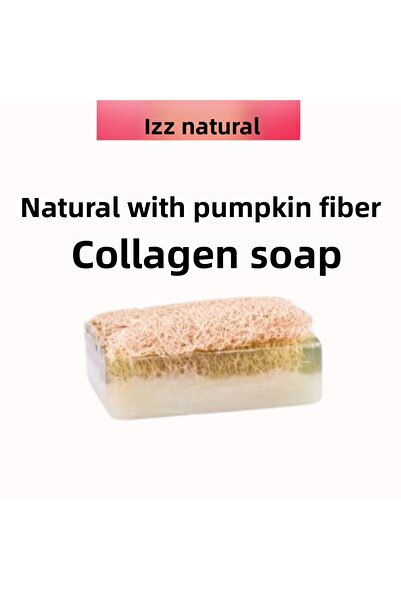 özz doğal صابون ألياف اليقطين بالكولاجين